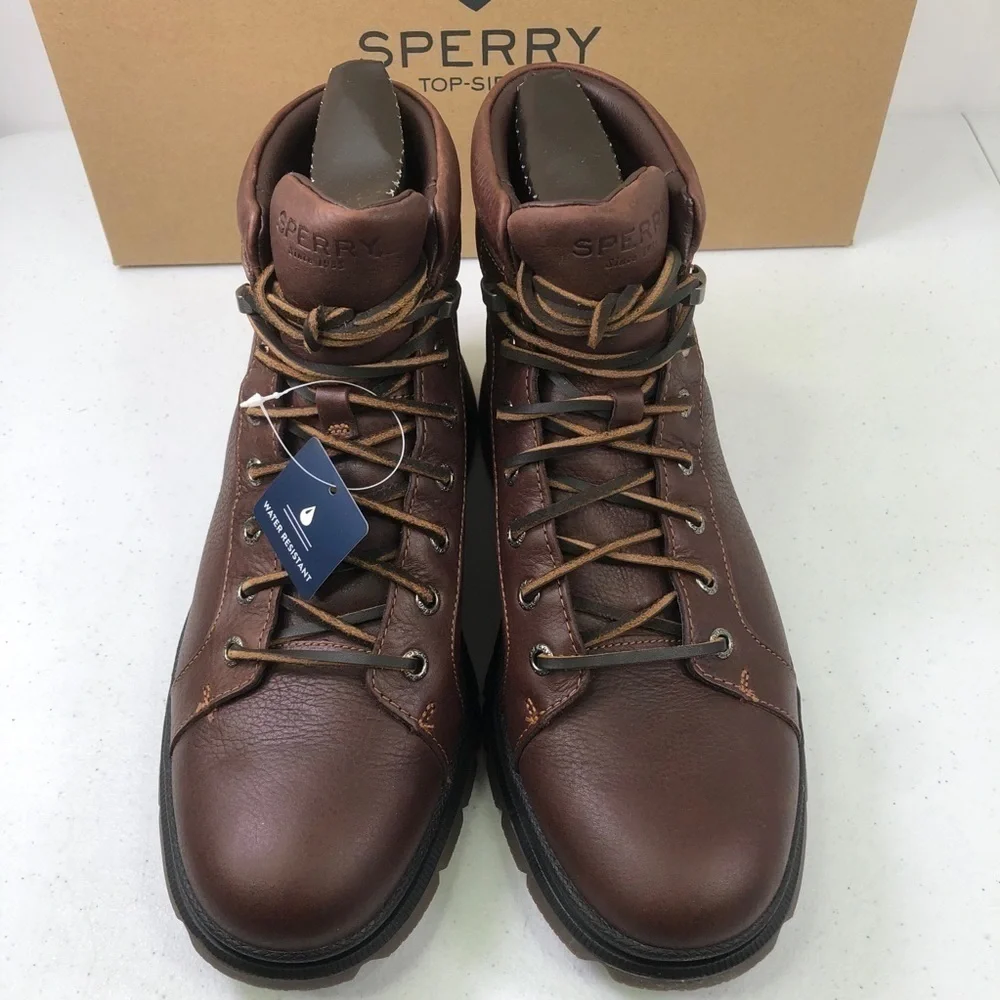 Sperry Watertown LTT Leather Boots Water-Resistant